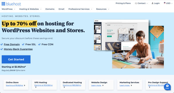 CustomLife.net best web hosting Bluehost